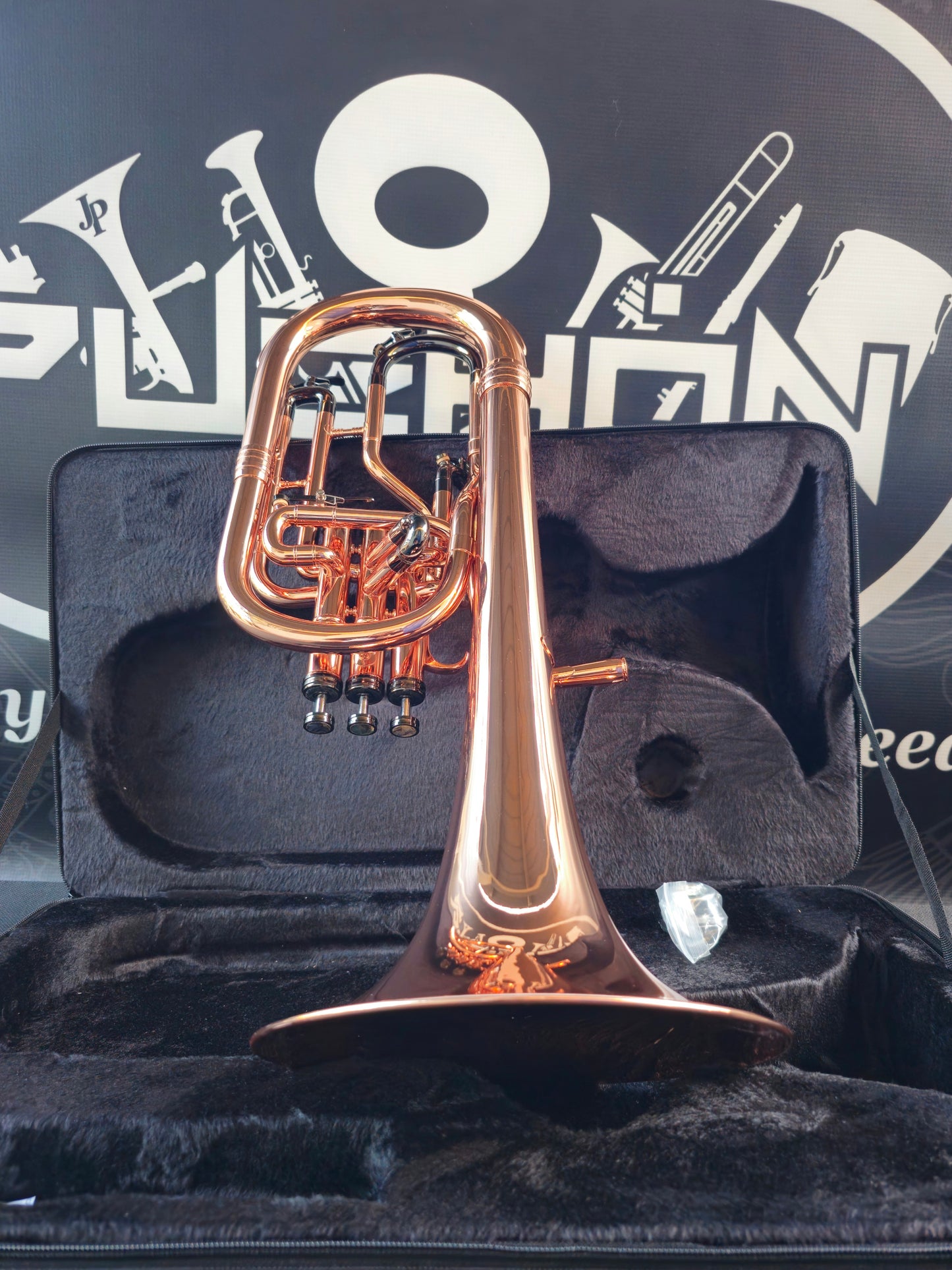 JP Solario Pakal 421 Copper & Black Nickel Eb Alto Horn - 8.75" Big Bell