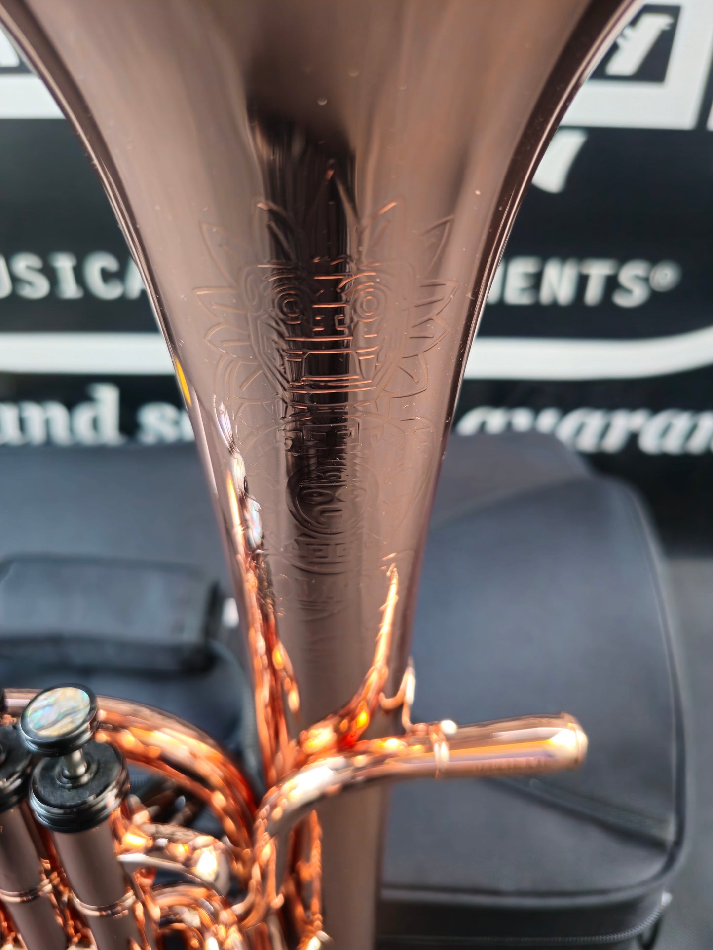 JP Solario Pakal 421 Copper & Black Nickel Eb Alto Horn - 8.75" Big Bell