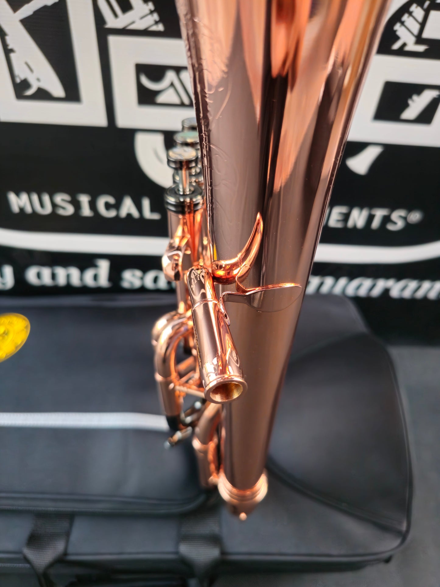 JP Solario Pakal 421 Copper & Black Nickel Eb Alto Horn - 8.75" Big Bell