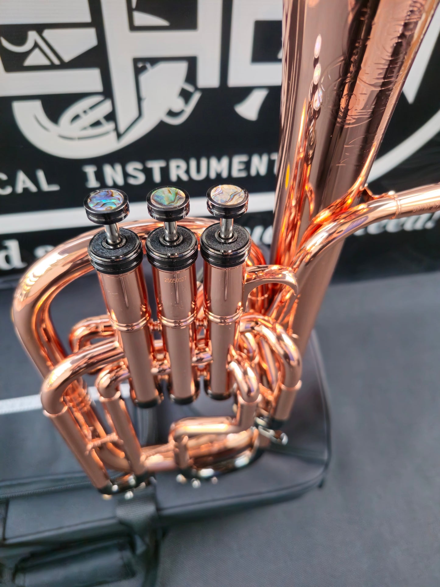 JP Solario Pakal 421 Copper & Black Nickel Eb Alto Horn - 8.75" Big Bell