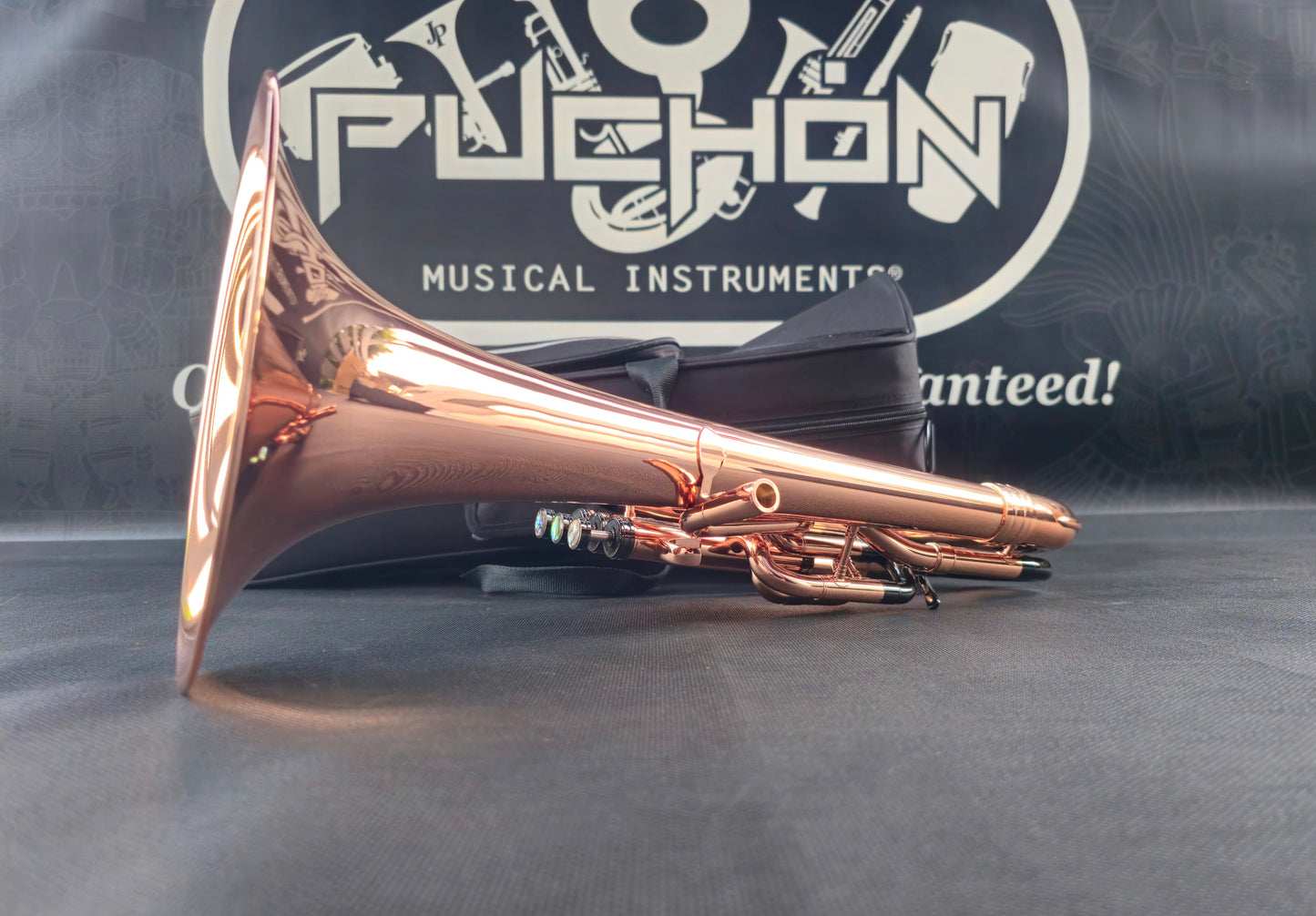 JP Solario Pakal 421 Copper & Black Nickel Eb Alto Horn - 8.75" Big Bell