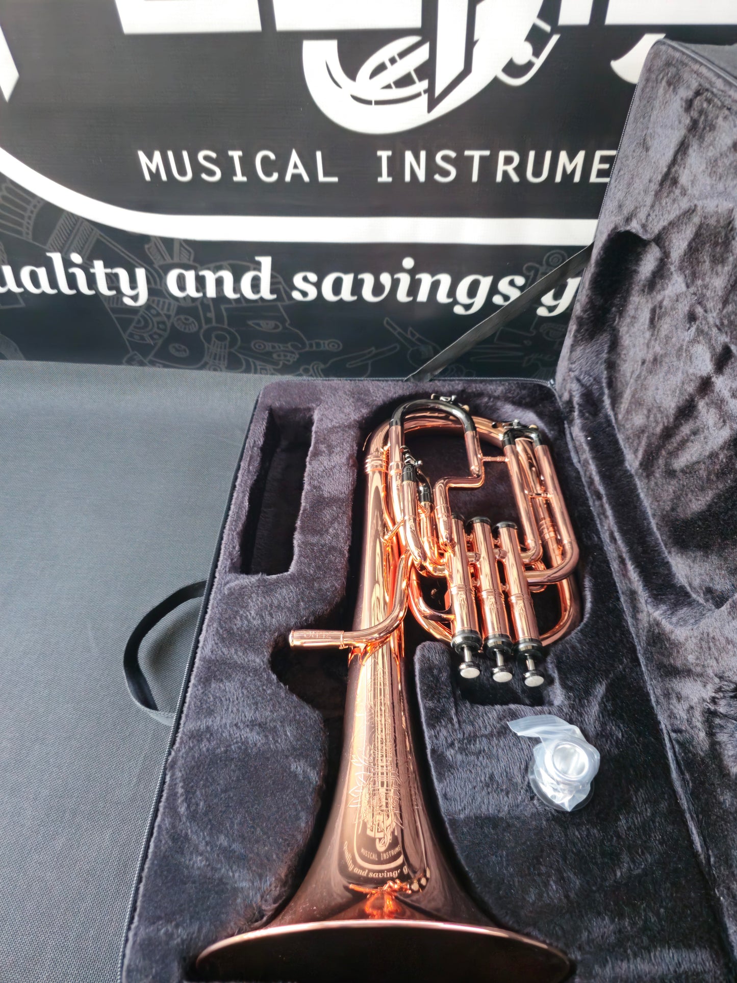 JP Solario Zero Copper & Black Nikcel Eb Alto Horn - 8" Bell