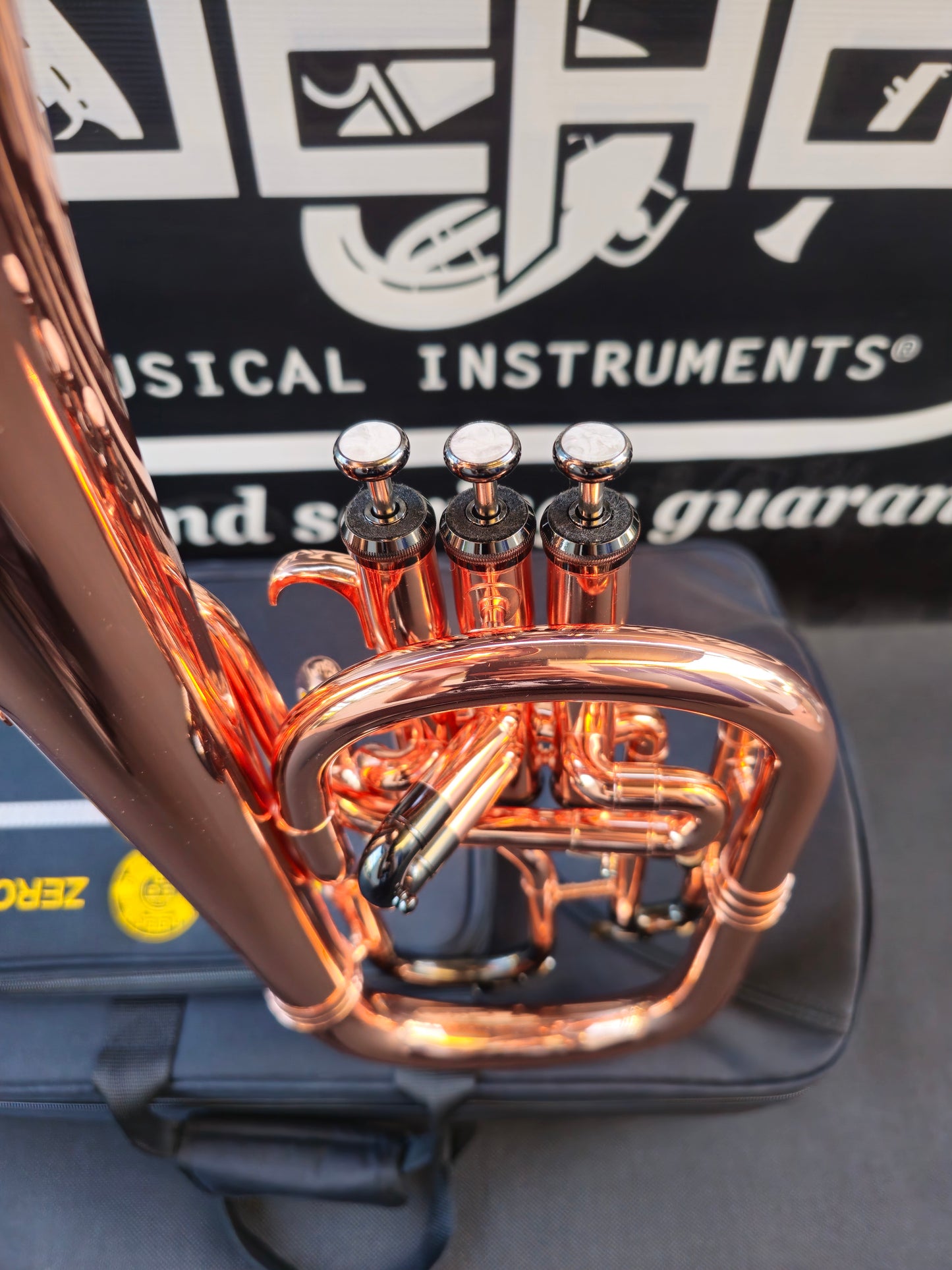 JP Solario Zero Copper & Black Nikcel Eb Alto Horn - 8" Bell