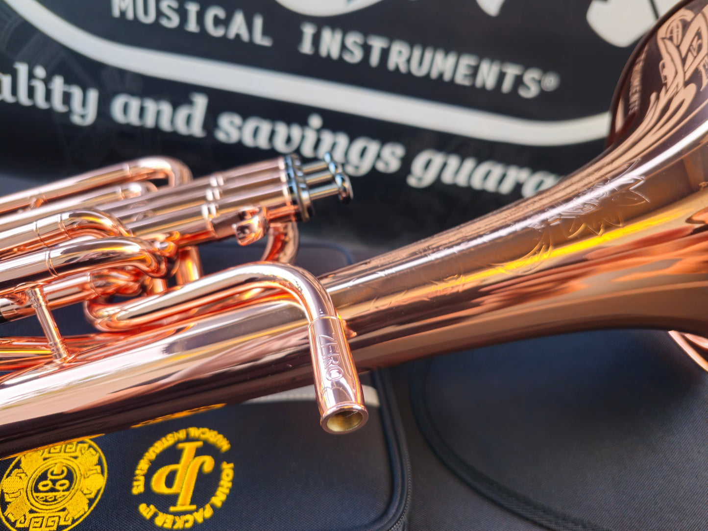 JP Solario Zero Copper & Black Nikcel Eb Alto Horn - 8" Bell