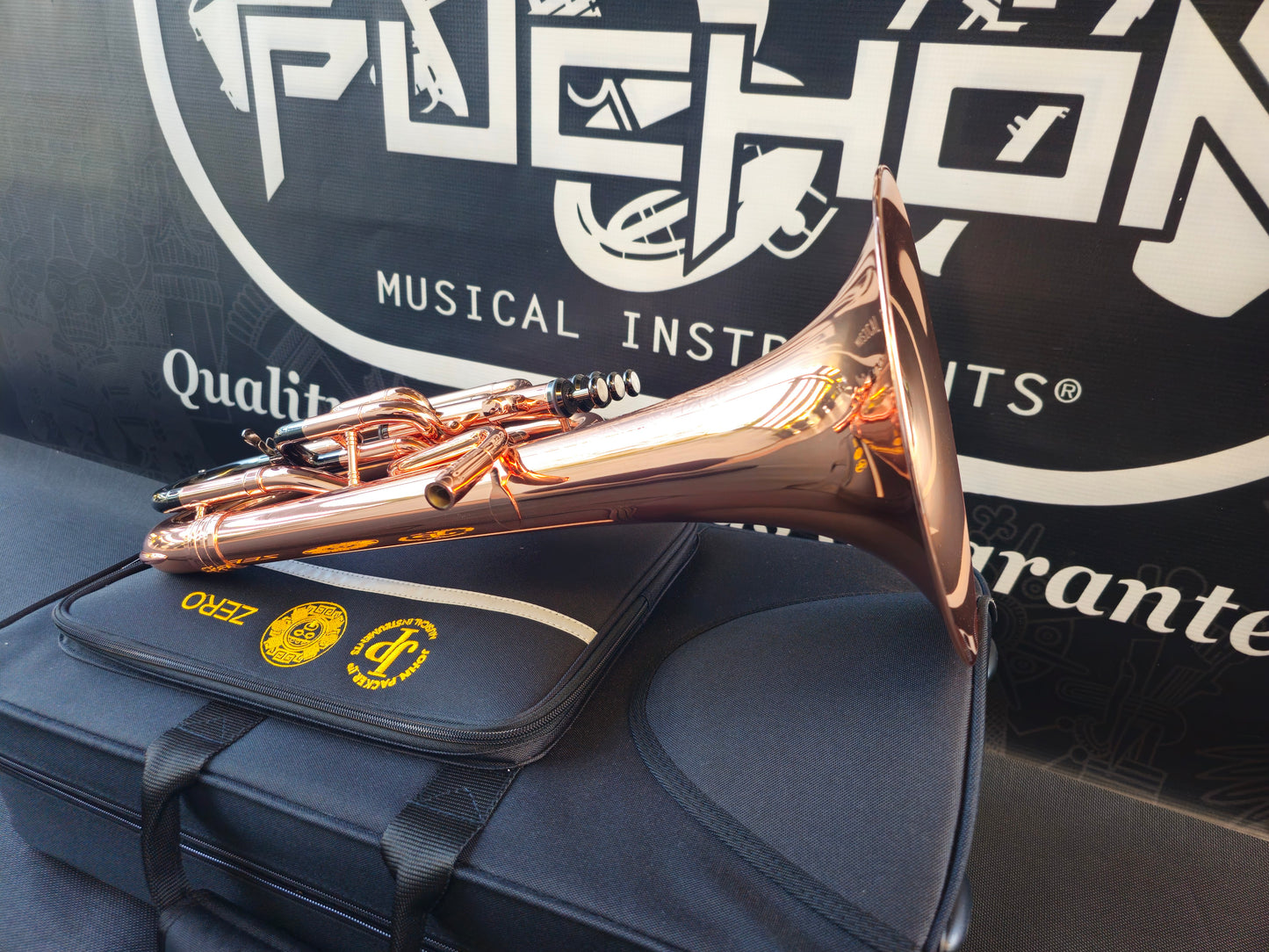 JP Solario Zero Copper & Black Nikcel Eb Alto Horn - 8" Bell
