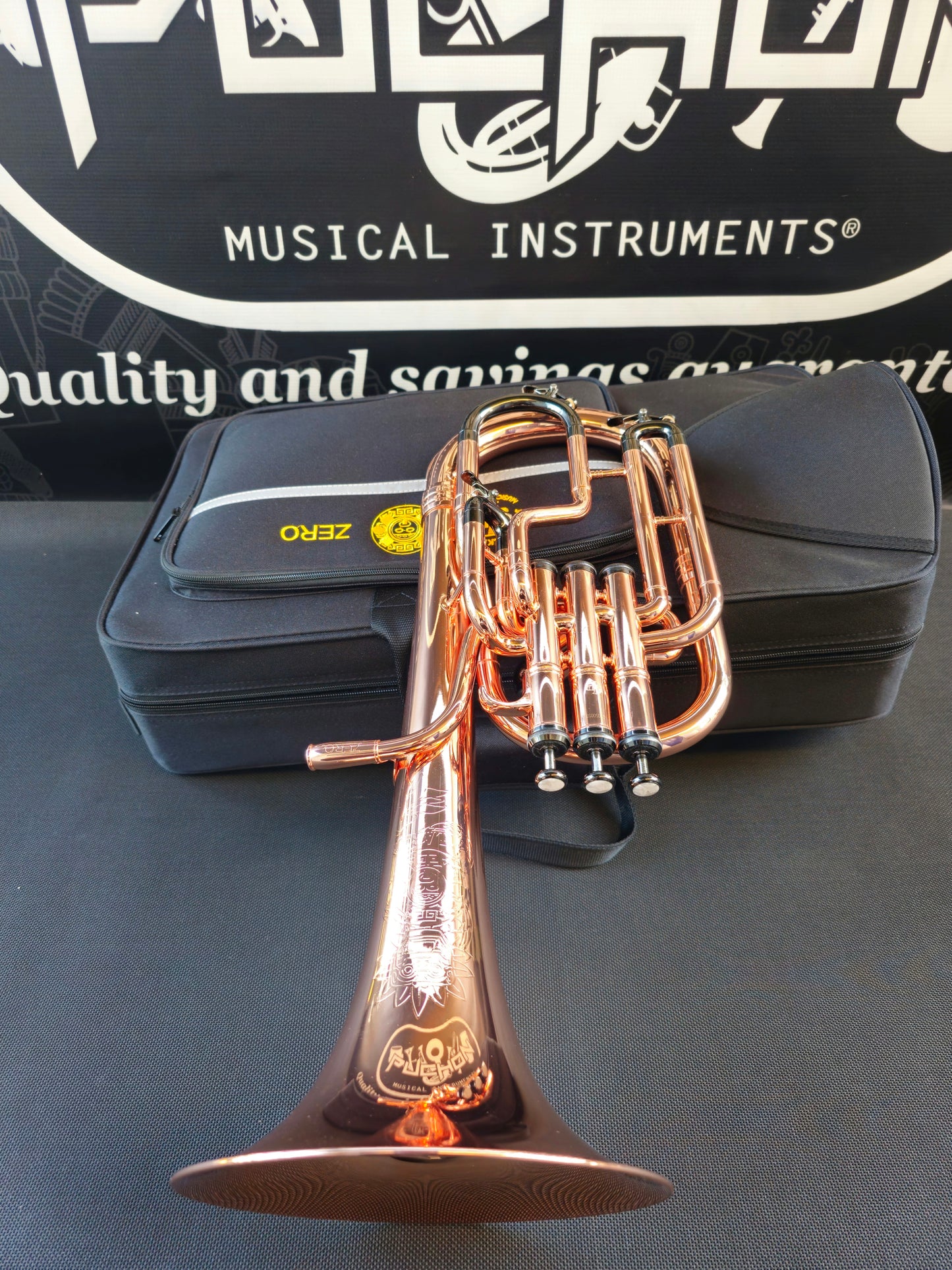 JP Solario Zero Copper & Black Nikcel Eb Alto Horn - 8" Bell