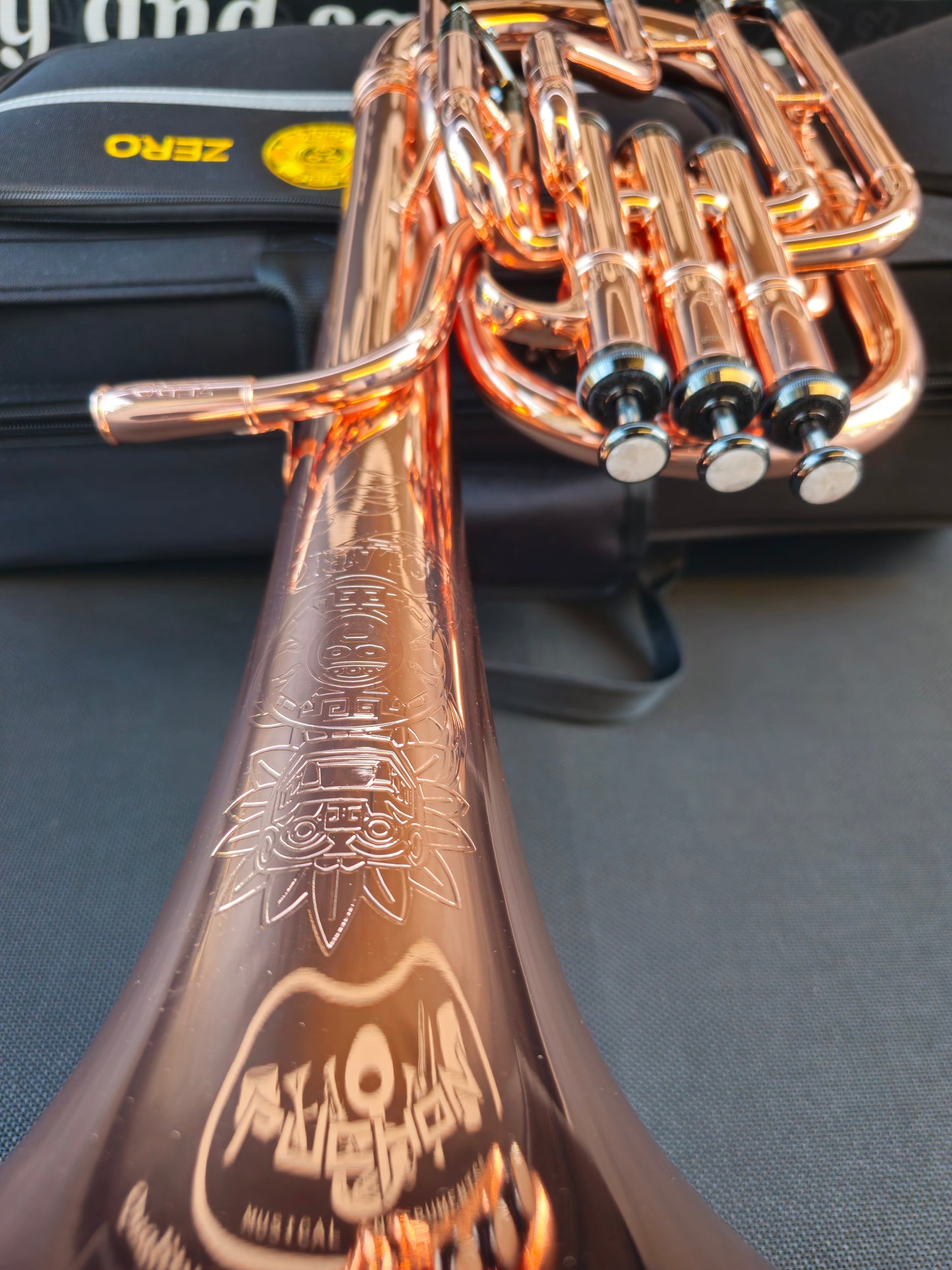 JP Solario Zero Copper & Black Nikcel Eb Alto Horn - 8" Bell