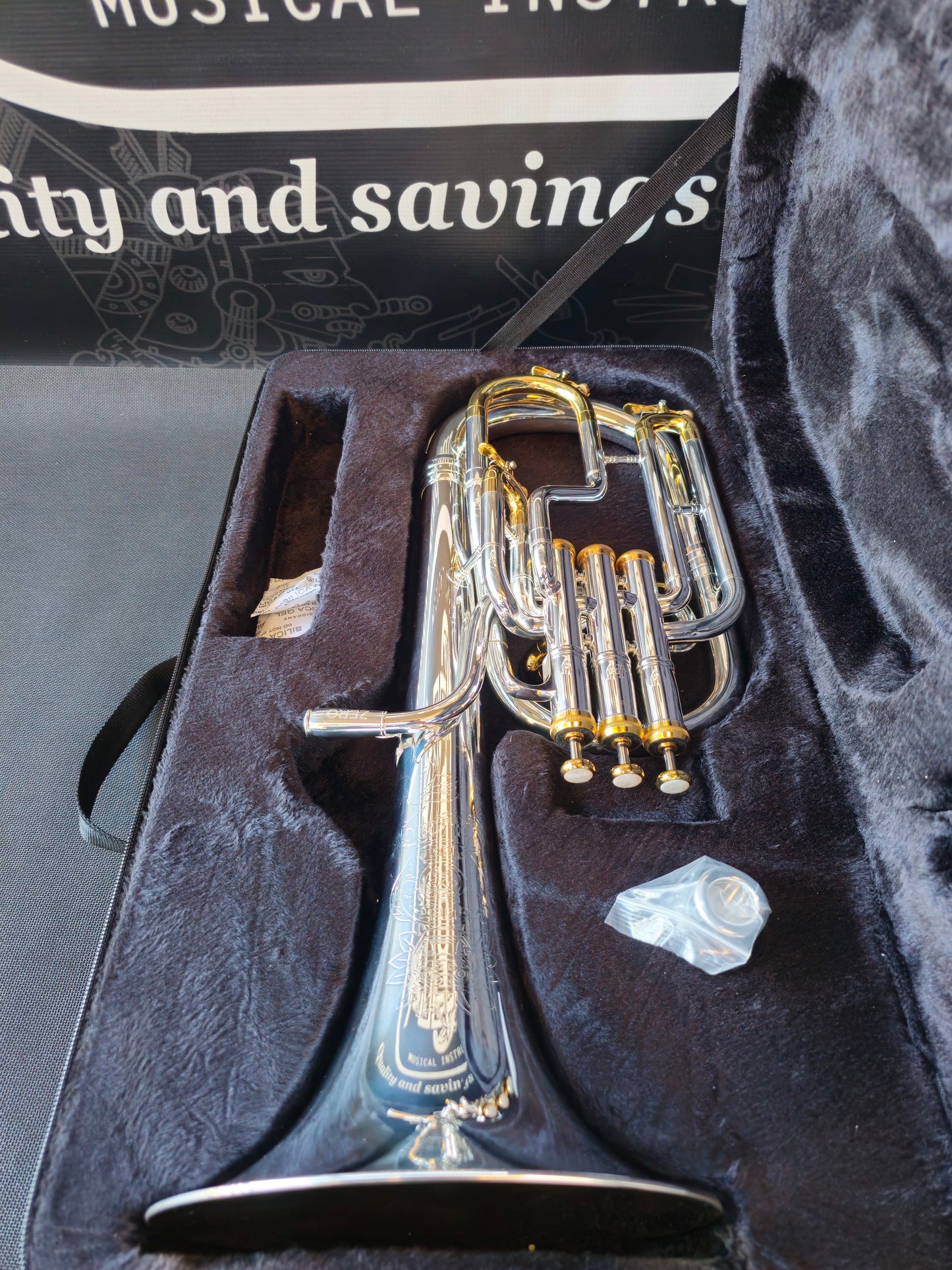 JP Solario Zero Gold & Silver Eb Alto Horn - 8" Bell