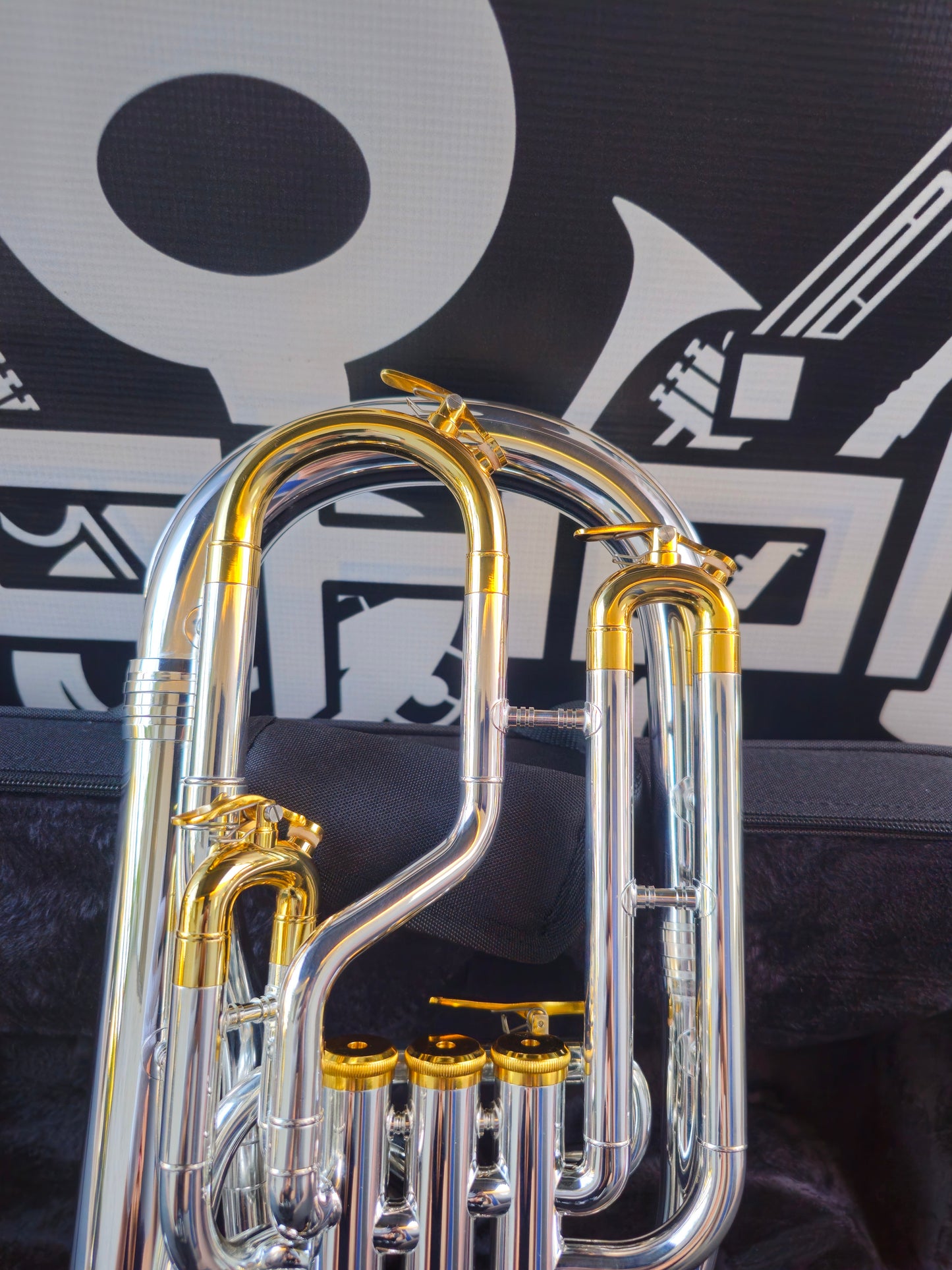 JP Solario Zero Gold & Silver Eb Alto Horn - 8" Bell