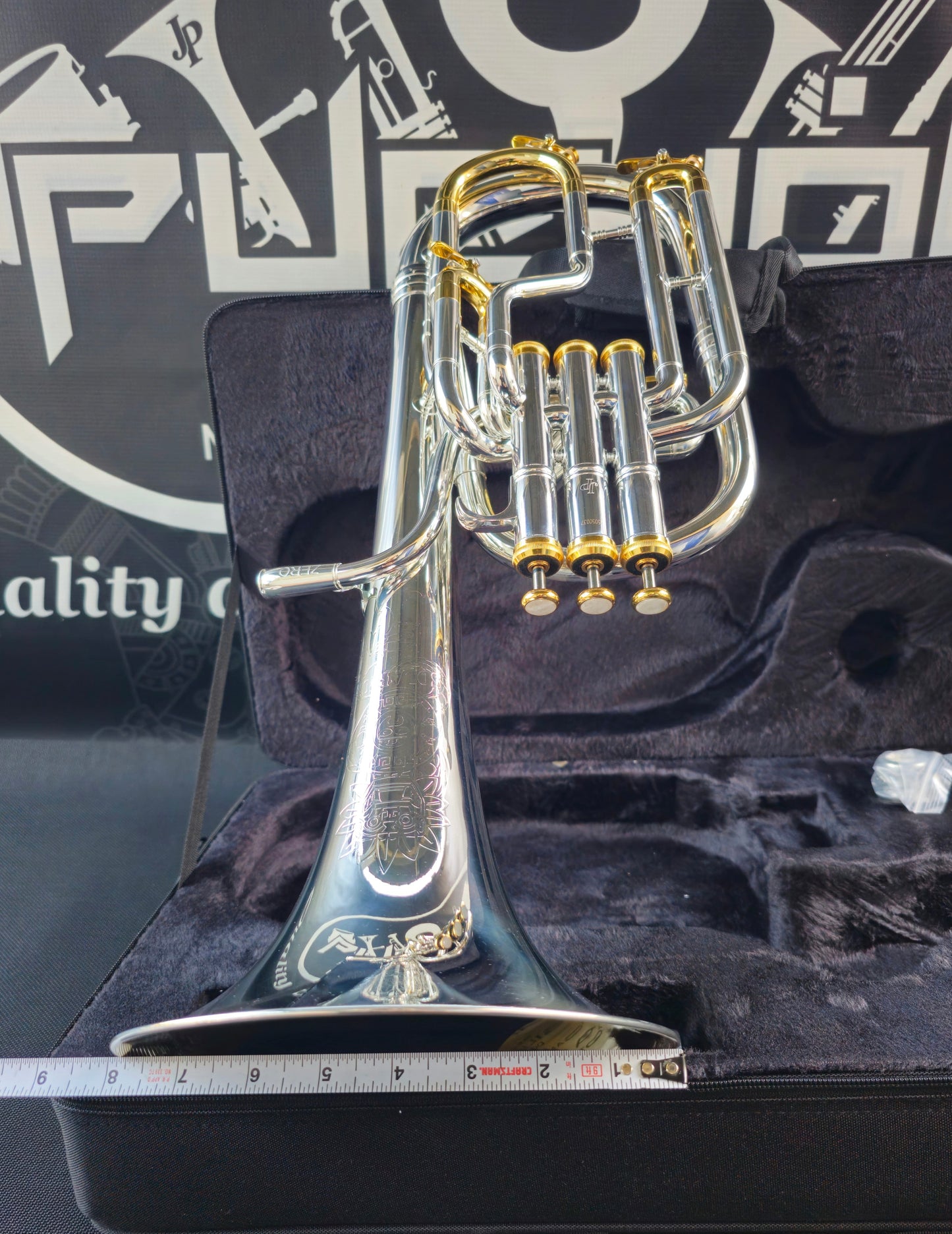 JP Solario Zero Gold & Silver Eb Alto Horn - 8" Bell
