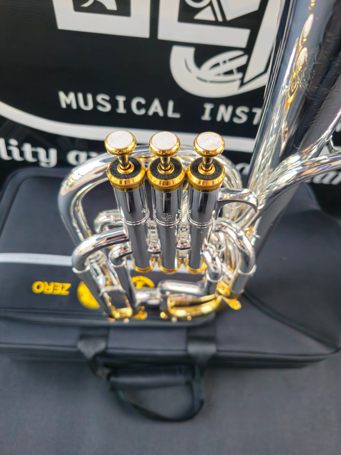 JP Solario Zero Gold & Silver Eb Alto Horn - 8" Bell