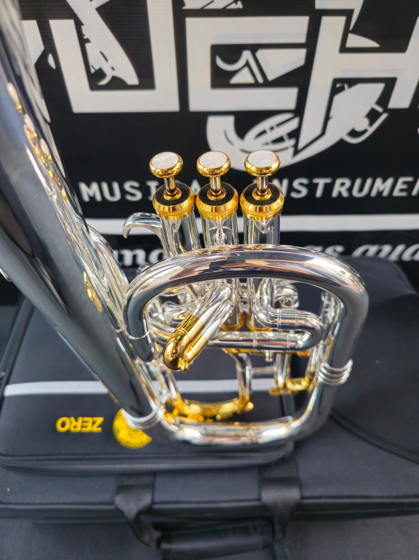 JP Solario Zero Gold & Silver Eb Alto Horn - 8" Bell