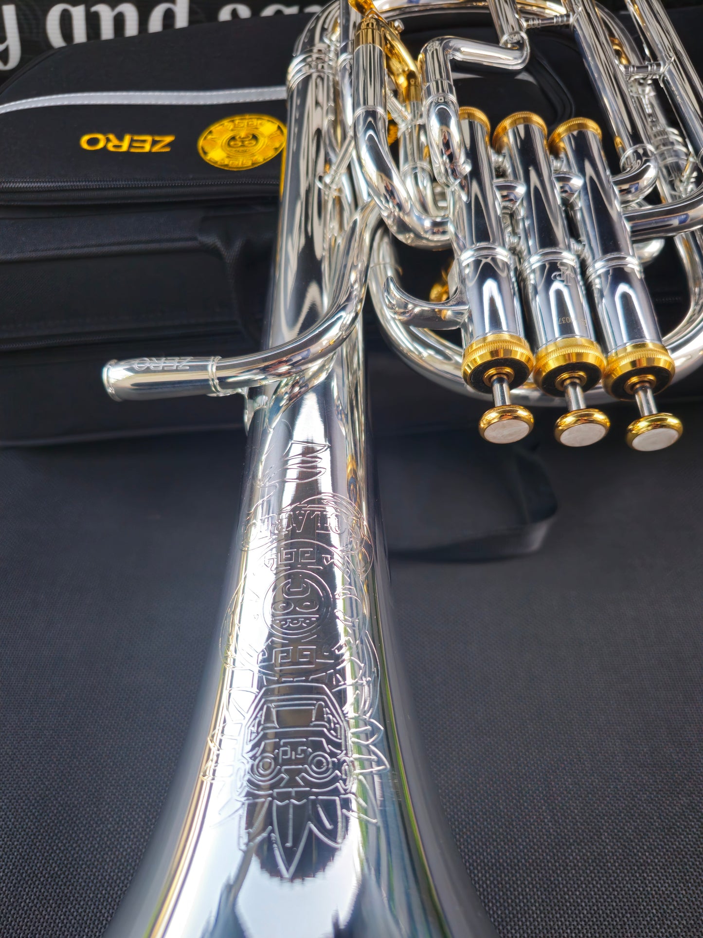JP Solario Zero Gold & Silver Eb Alto Horn - 8" Bell