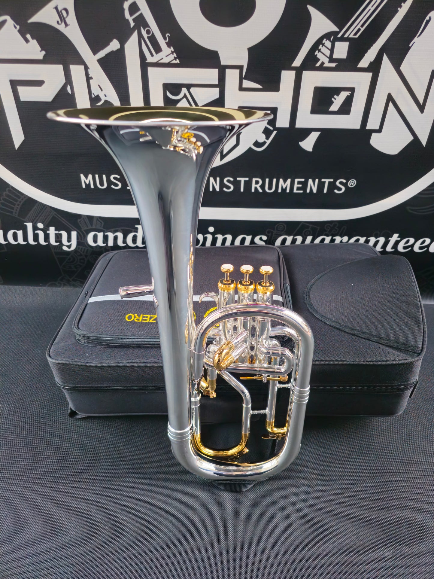 JP Solario Zero Gold & Silver Eb Alto Horn - 8" Bell