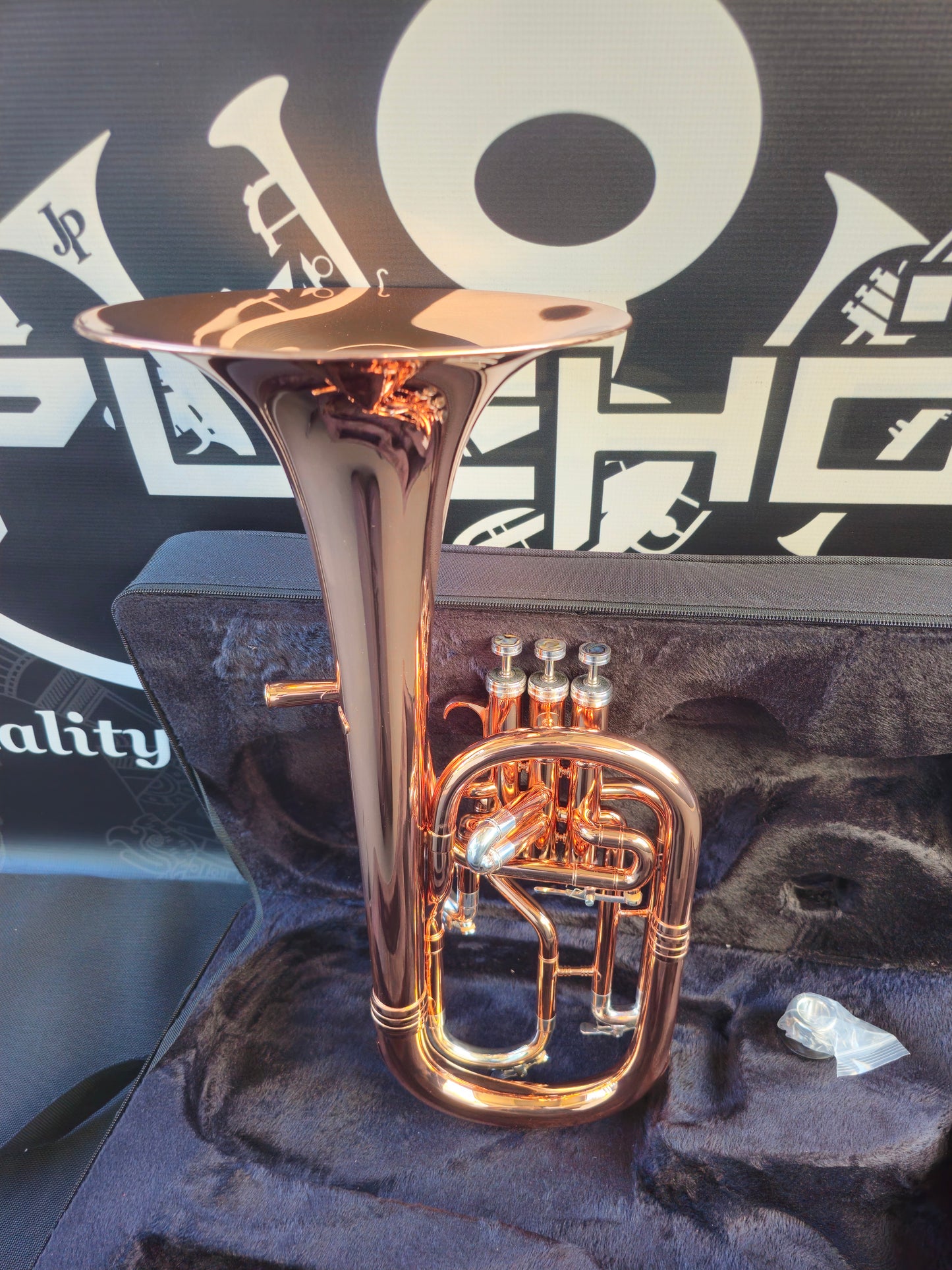 (Copy) JP Solario Pakal 421 Copper & Silver Eb Alto Horn - 8.75" Big Bell