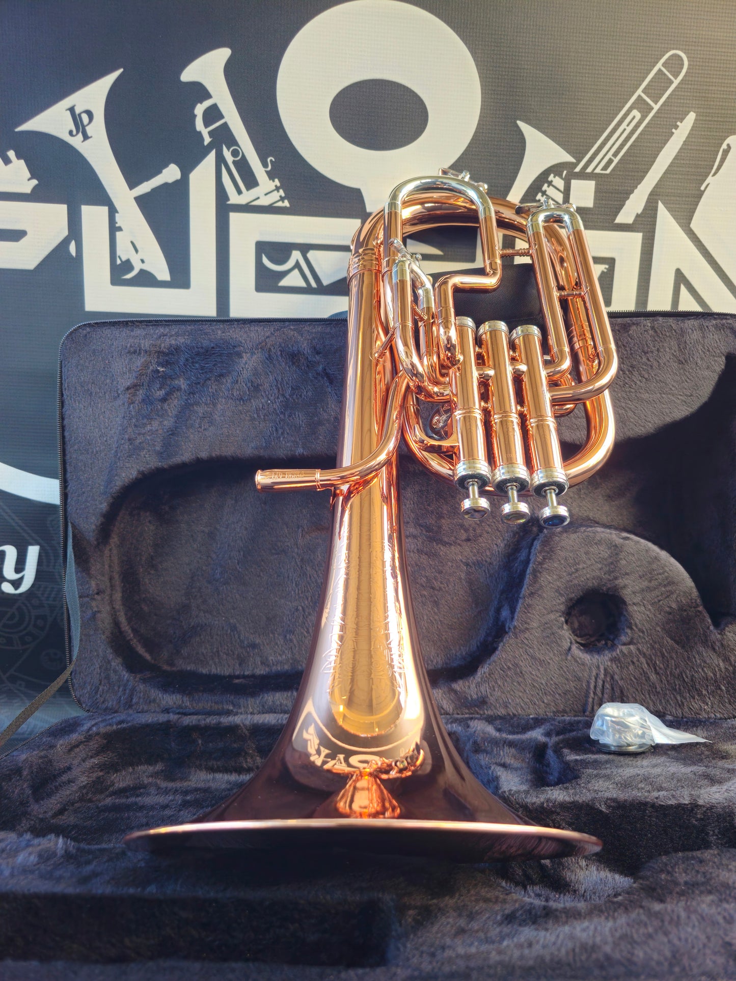 (Copy) JP Solario Pakal 421 Copper & Silver Eb Alto Horn - 8.75" Big Bell