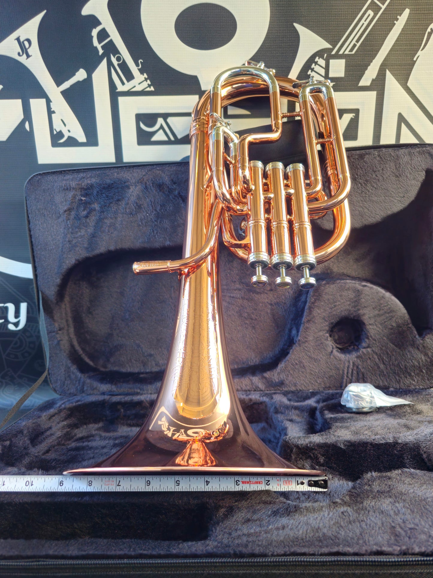 (Copy) JP Solario Pakal 421 Copper & Silver Eb Alto Horn - 8.75" Big Bell
