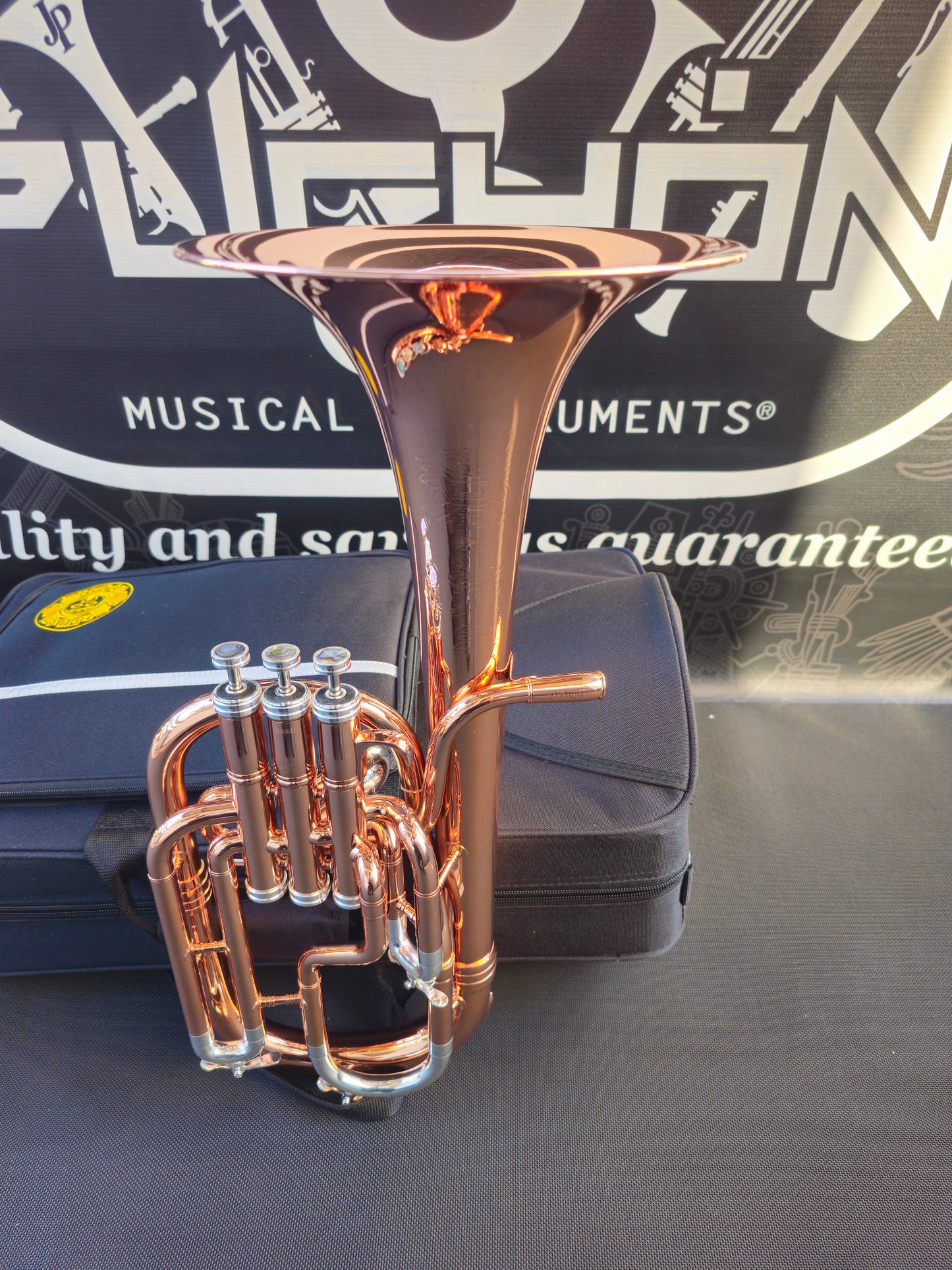 (Copy) JP Solario Pakal 421 Copper & Silver Eb Alto Horn - 8.75" Big Bell