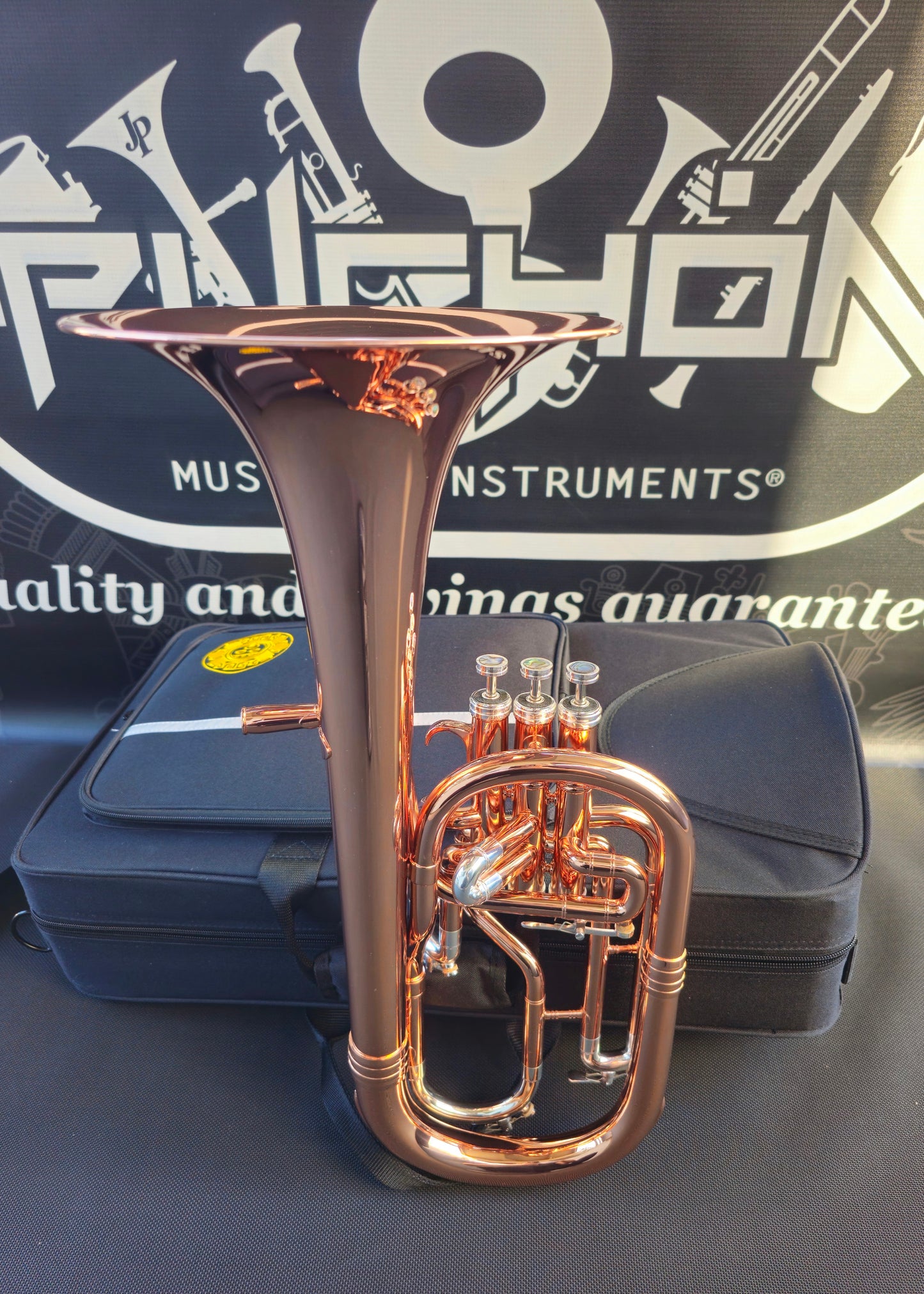 (Copy) JP Solario Pakal 421 Copper & Silver Eb Alto Horn - 8.75" Big Bell
