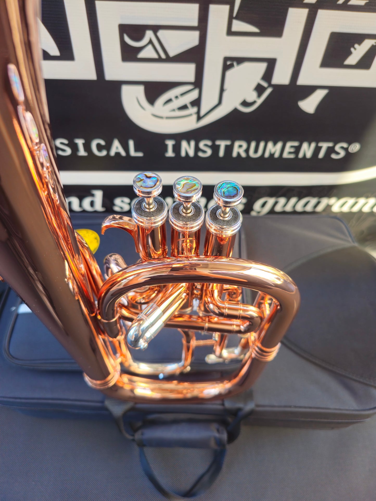 (Copy) JP Solario Pakal 421 Copper & Silver Eb Alto Horn - 8.75" Big Bell