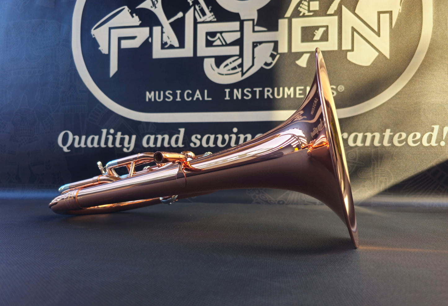 (Copy) JP Solario Pakal 421 Copper & Silver Eb Alto Horn - 8.75" Big Bell