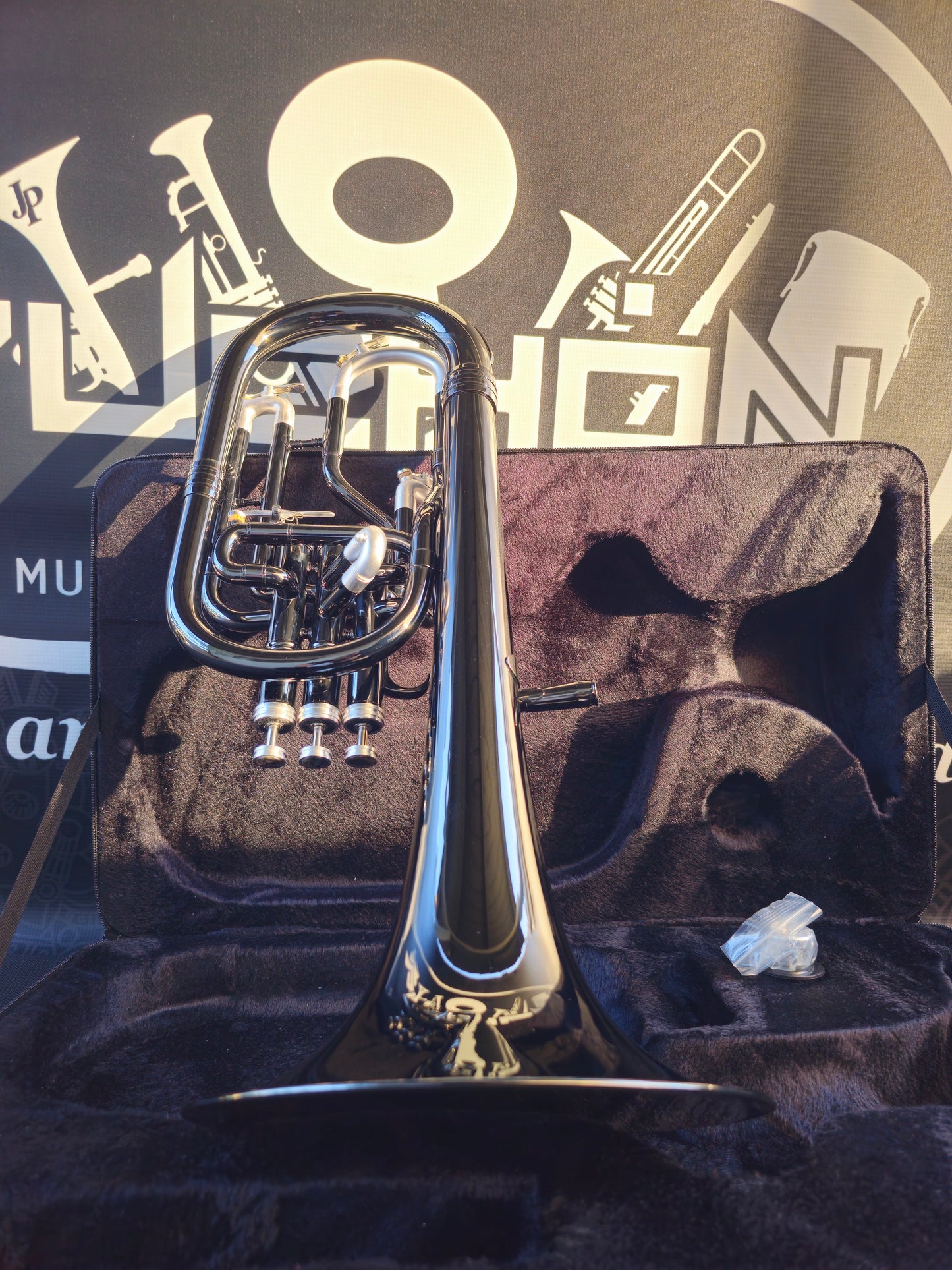 JP Solario Pakal 421 Black Nickel & Silver Eb Alto Horn (8.75"Big Bell)