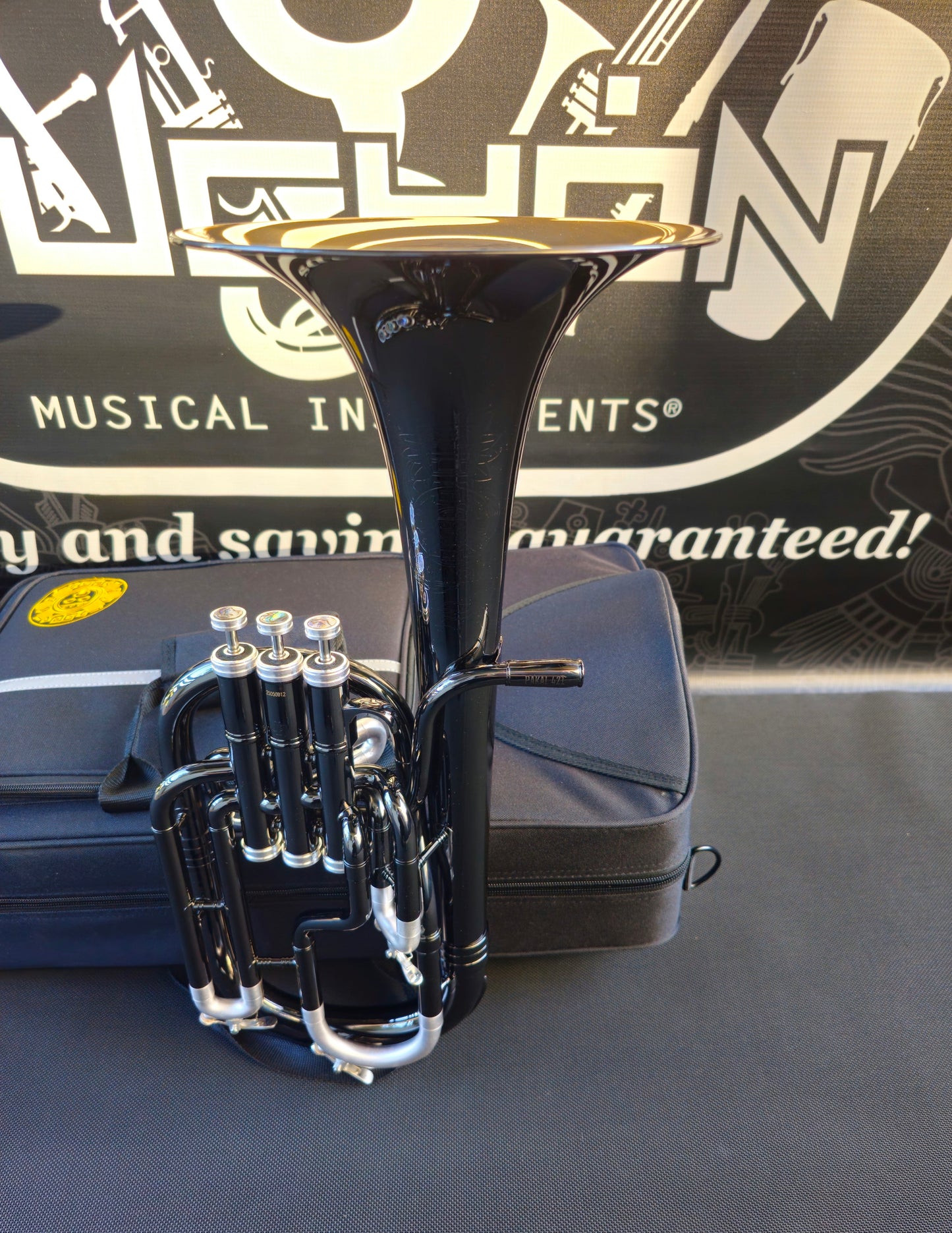 JP Solario Pakal 421 Black Nickel & Silver Eb Alto Horn (8.75"Big Bell)