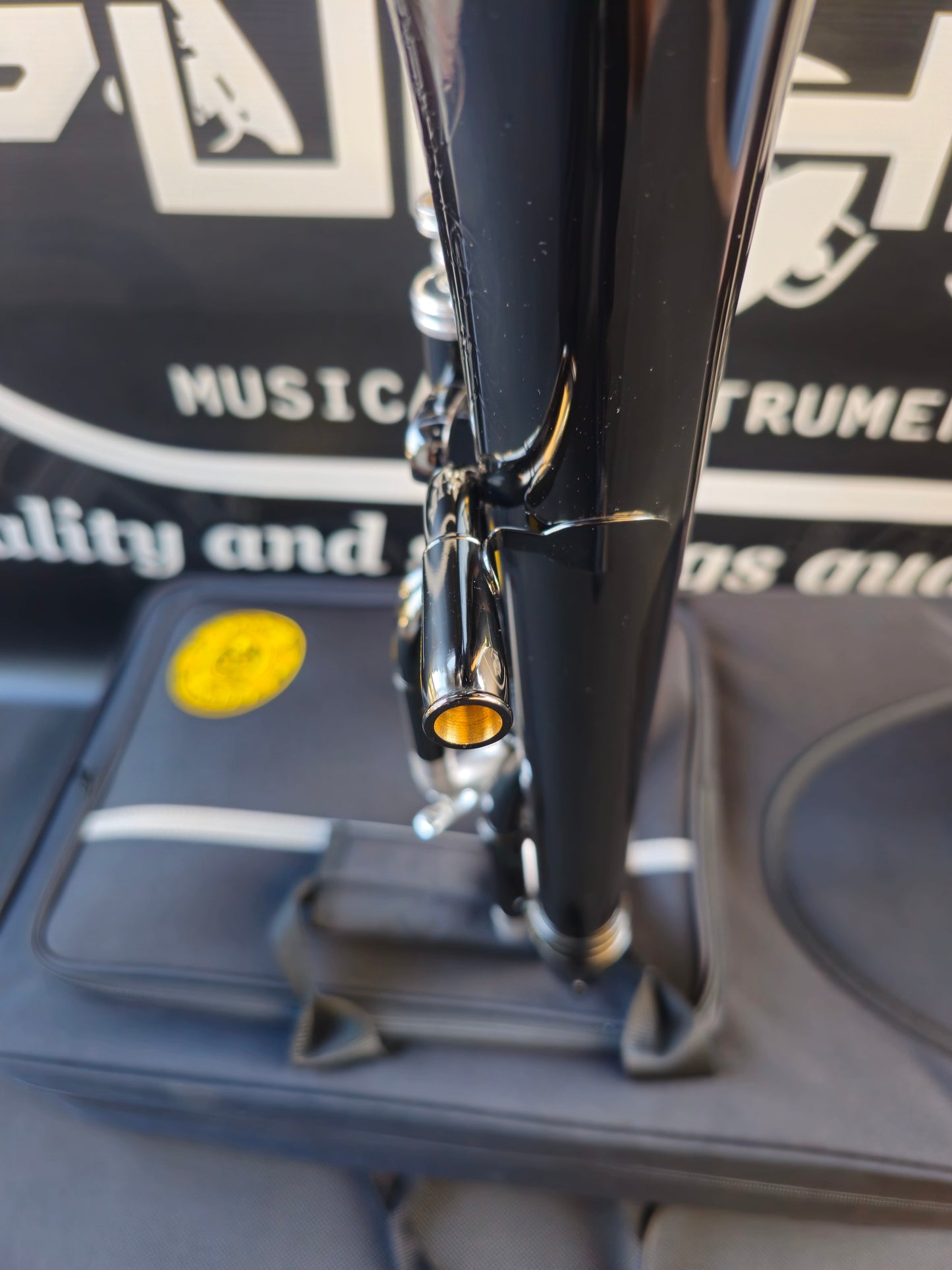 JP Solario Pakal 421 Black Nickel & Silver Eb Alto Horn (8.75"Big Bell)