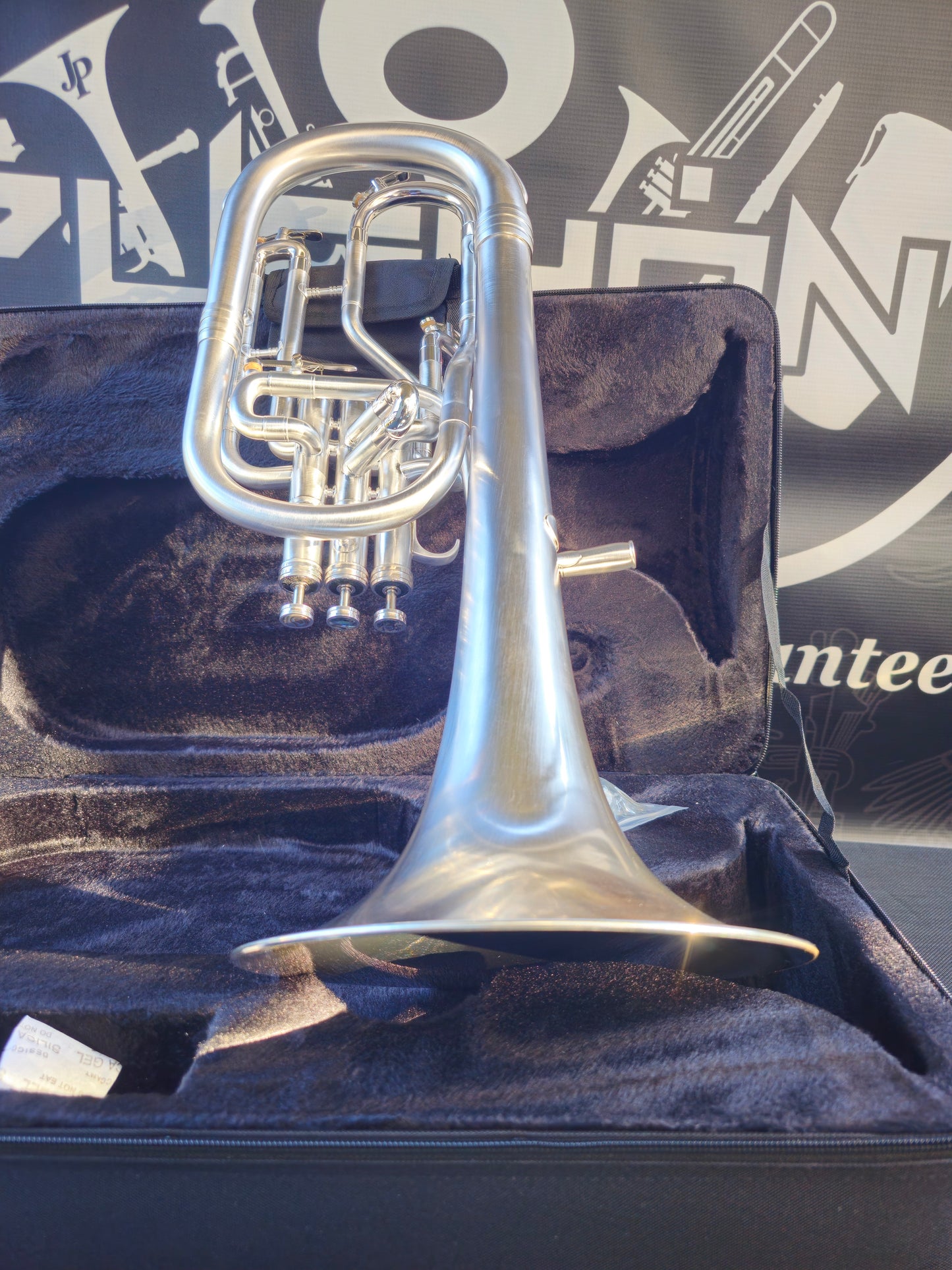 JP Solario Pakal 421 Satin Silver Eb Alto Horn - 8.75" Big Bell