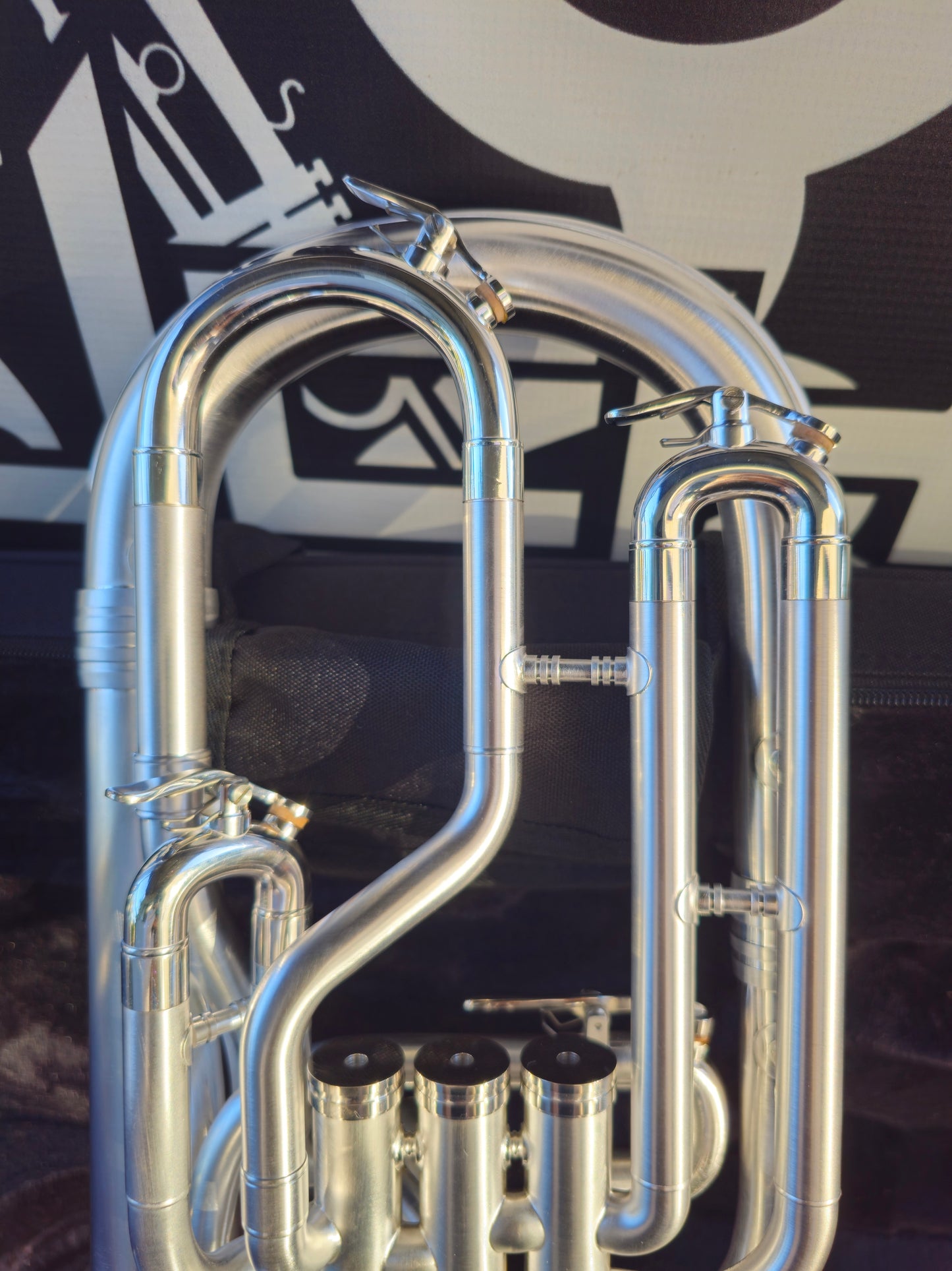 JP Solario Pakal 421 Satin Silver Eb Alto Horn - 8.75" Big Bell