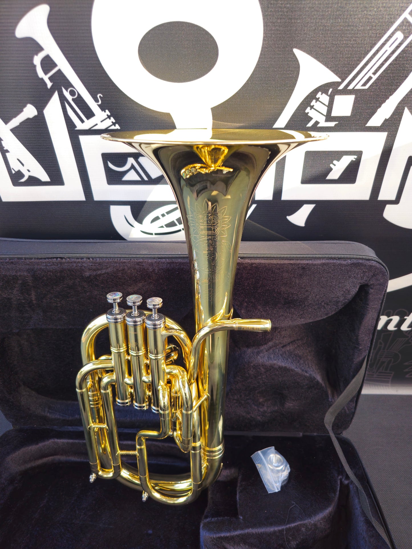JP Solario Pakal 421 Lacquer Eb Alto Horn (8.50" Big Bell)