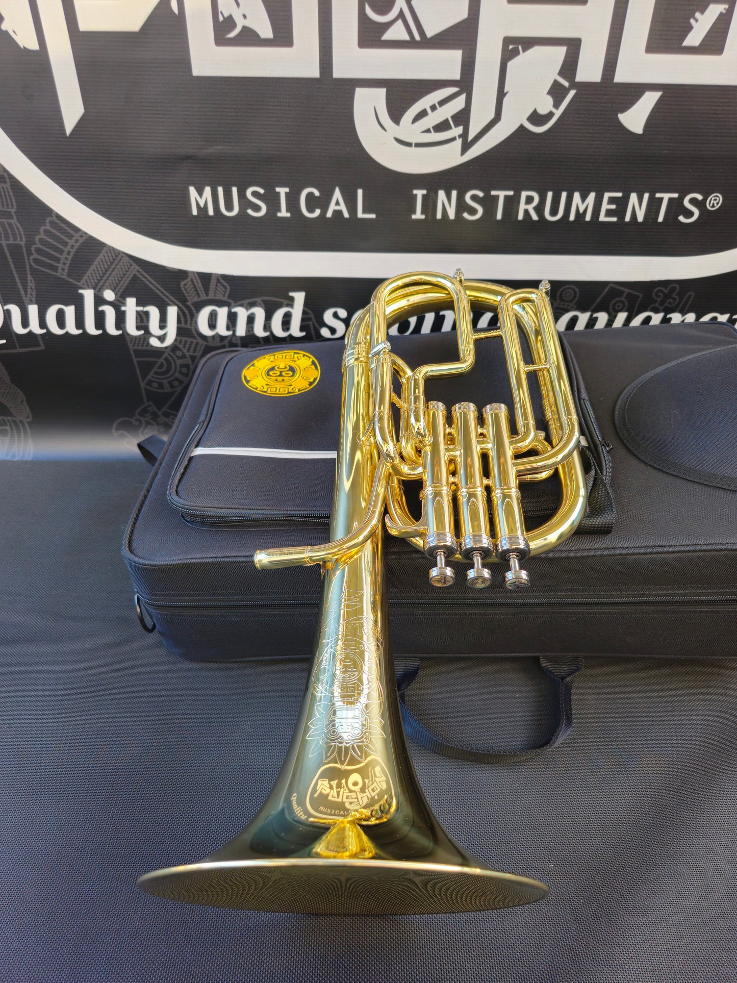 JP Solario Pakal 421 Lacquer Eb Alto Horn (8.50" Big Bell)