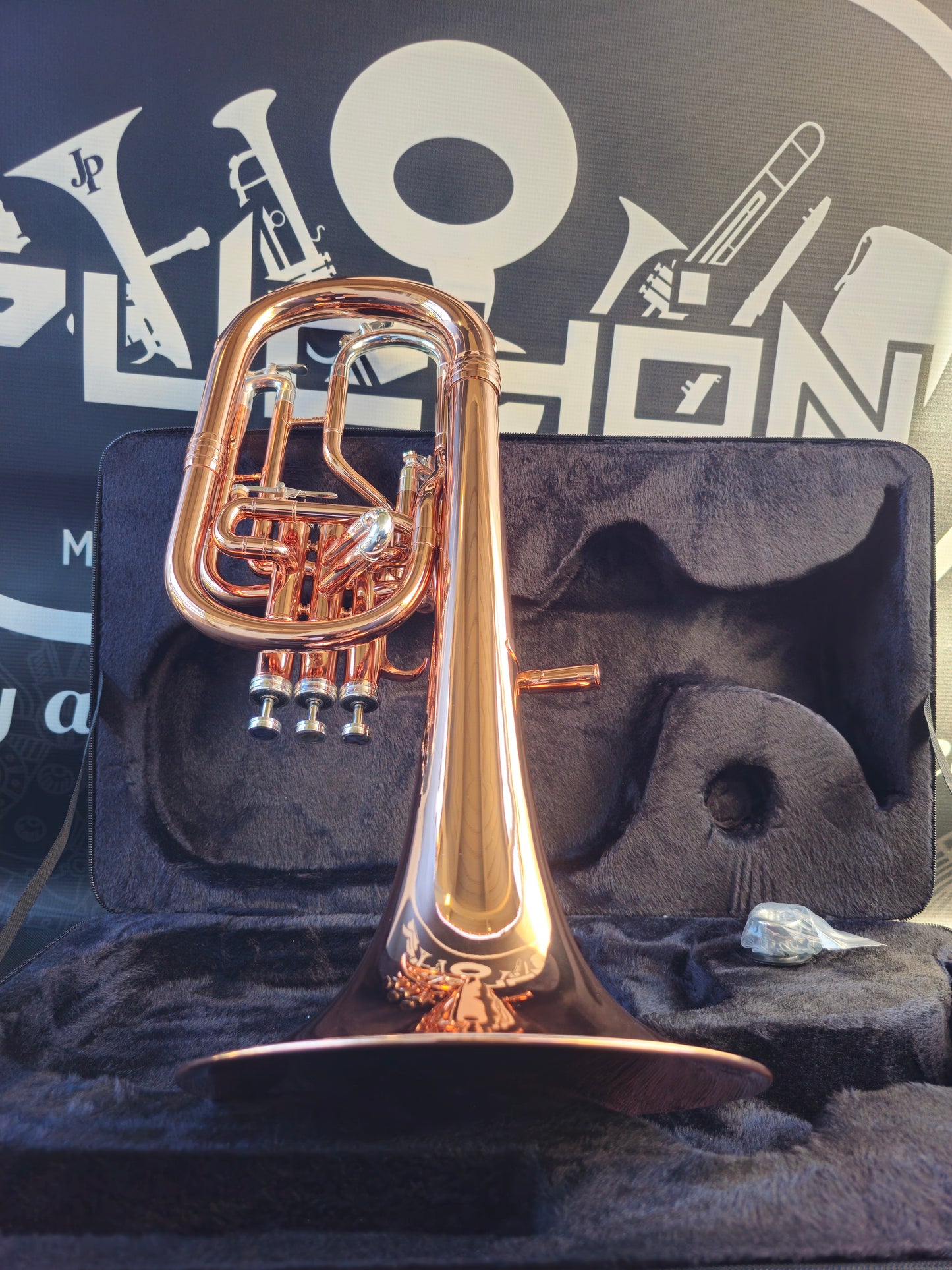 (Copy) JP Solario Pakal 421 Copper & Silver Eb Alto Horn - 8.75" Big Bell