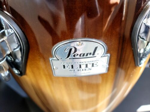 Pearl Elite Congas Set Quinto 11" & Tumba 12.50" Mocha Burst