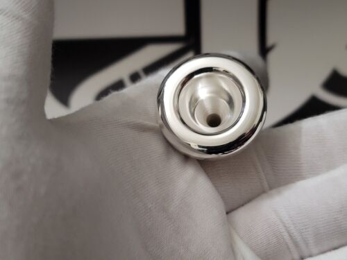 Alto Horn double cup Hand Engraved mouthpiece-#2 (19 mm)