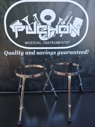 Master Series 2  Pieces set Single Conga Stand for Congas - Chrome