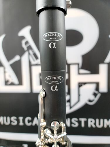 Backun Alpha Silver Keys Bb Clarinet