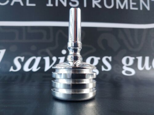 Culture PI Trombone double cup Hand Engraved mouthpiece