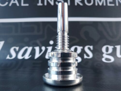 Culture Trombone Single cup Hand Engraved mouthpiece - #22 ( 23mm Cup diameter)