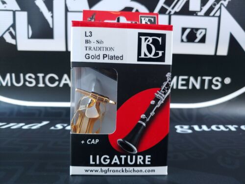 BG France L3 Tradition Gold Plated Bb Clarinet Ligature
