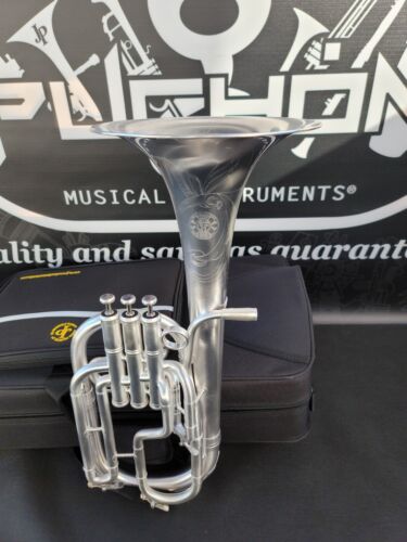 John Packer Solario 421 Satin Silver  Eb Alto Horn-Pro (8.75" Bell)