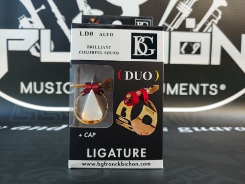 BG France LD0 Duo Gold Lacquered Bb Clarinet/Alto Sax Ligature