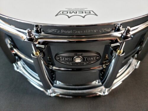 PEARL 14X5 SENSITONE HERITAGE STEEL SNARE DRUM