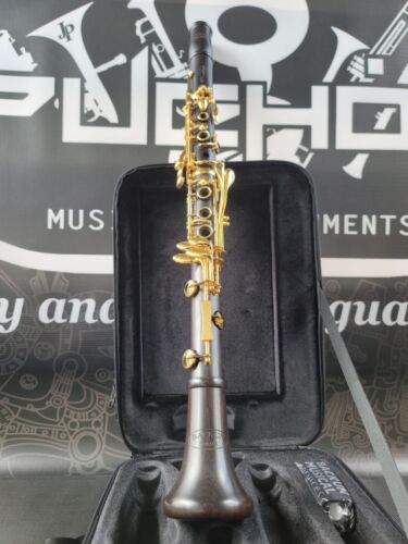 Backun Protege Bb Grenadilla Clarinet Gold Plated Keys - Professional