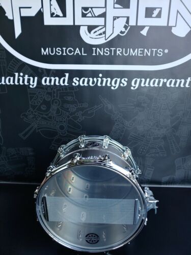 Gon Bops Banda Snare Drum 8.5" × 14" Stainless Steel - 12 Lugs (Tarola)