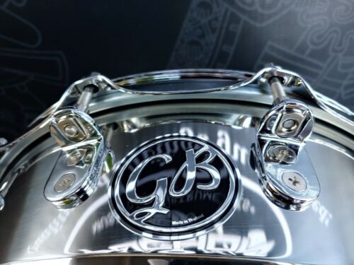 Gon Bops Banda Snare Drum 8.5" × 14" Stainless Steel - 12 Lugs (Tarola)