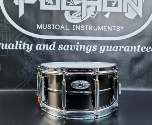 PEARL 14X5 SENSITONE HERITAGE BLACK NICKEL BRASS SNARE DRUM