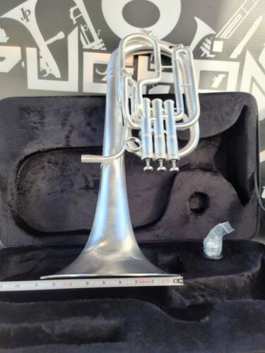 John Packer Solario 421 Satin Silver  Eb Alto Horn-Pro (8.75" Bell)