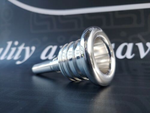 Culture PI Hand Engraved Tuba single cup Mouthpiece