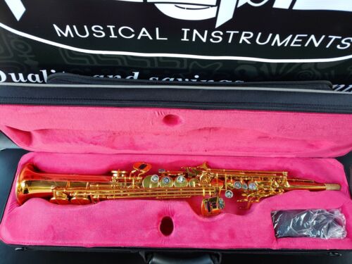 John Packer 243 Gold Lacquer Bb Soprano Sax - Professional
